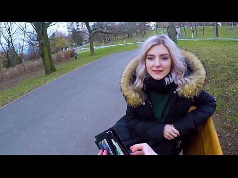 ❤️ Norij svešinieka karstu spermu par naudu - blowjob in the park by Eva Elfie ❤❌ Anāls video pie mums ❌️❤